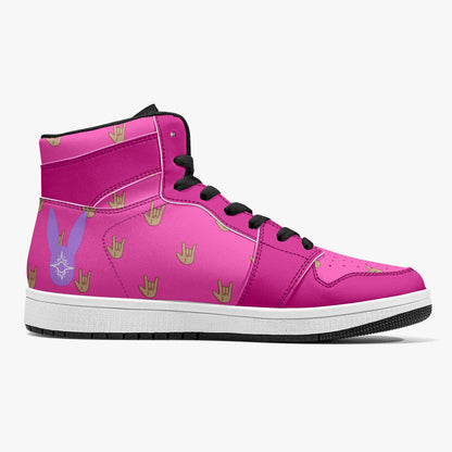 Bubblegum - High-Top Leather Sneakers (Men)