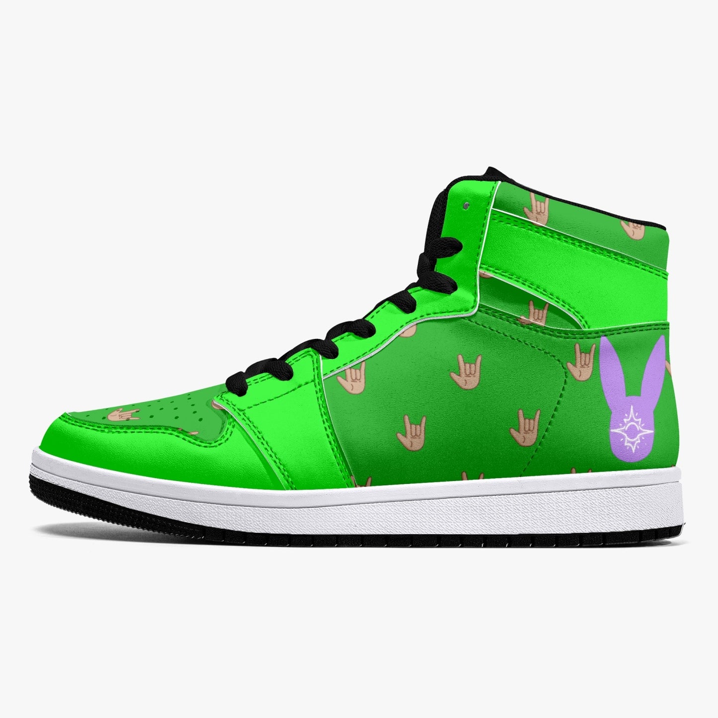 Greenwave - High-Top Leather Sneakers (Men)