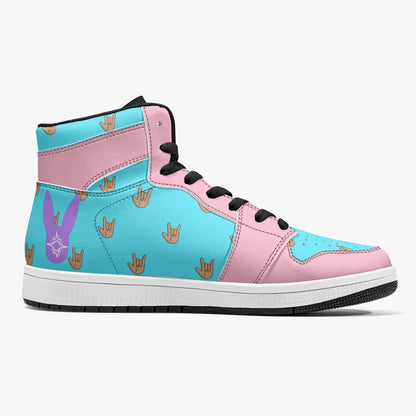 Non-Binary - High-Top Leather Sneakers (Women)