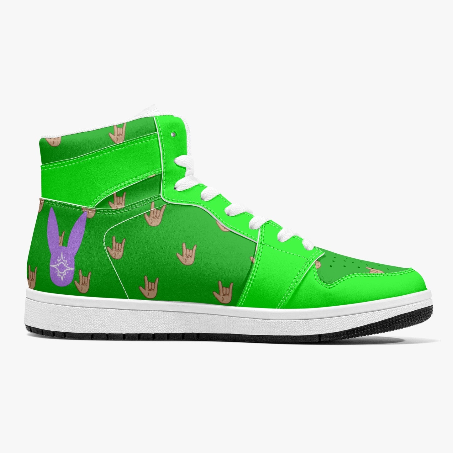 Greenwave - High-Top Leather Sneakers (Men)