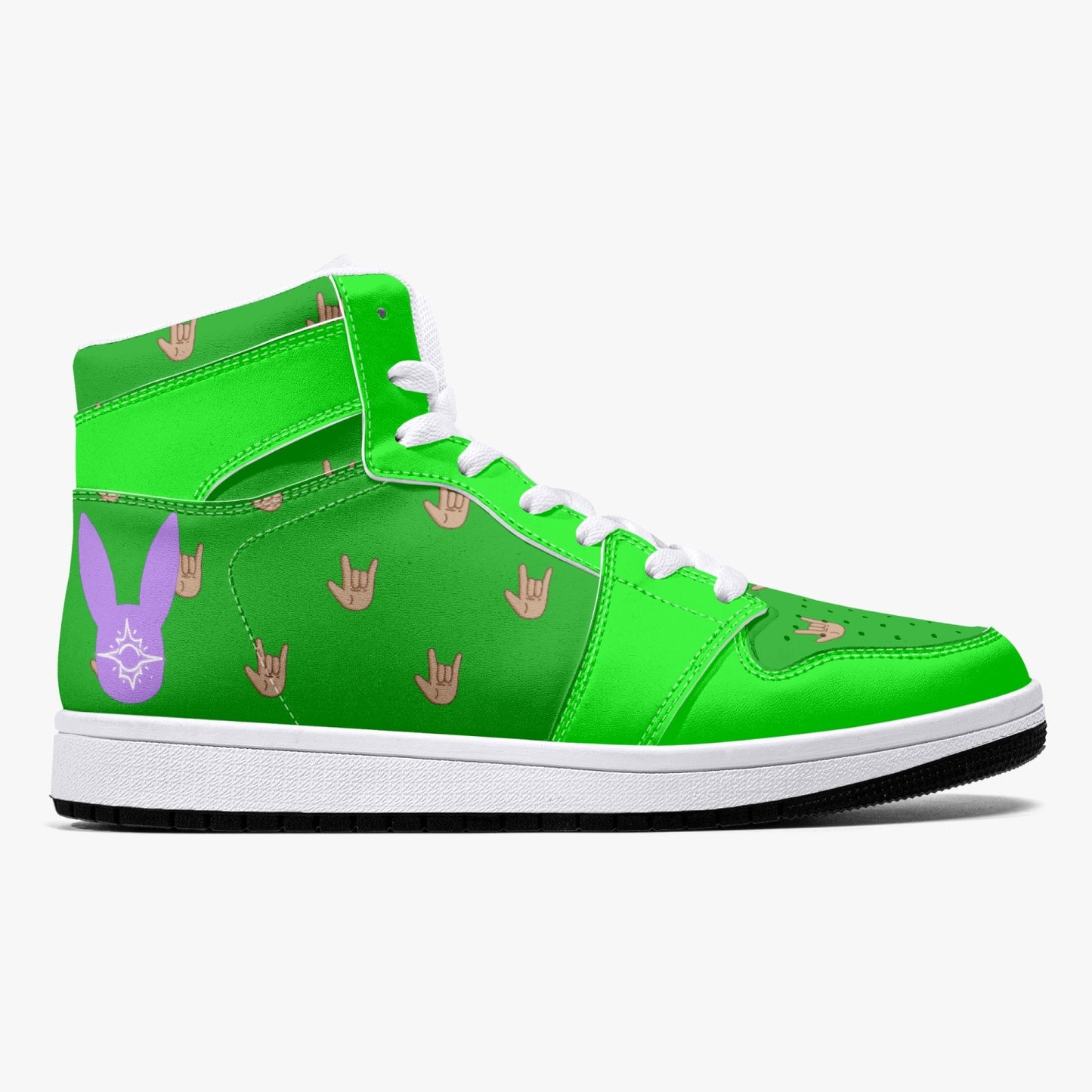 Greenwave - High-Top Leather Sneakers (Men)