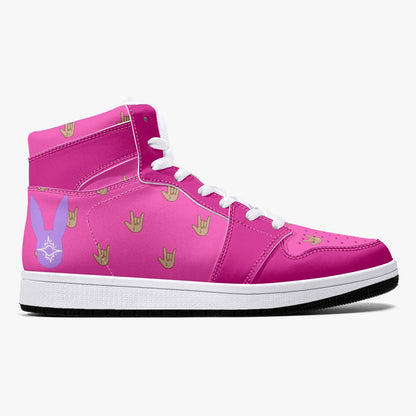 Bubblegum - High-Top Leather Sneakers (Men)