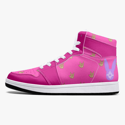 Bubblegum - High-Top Leather Sneakers (Men)