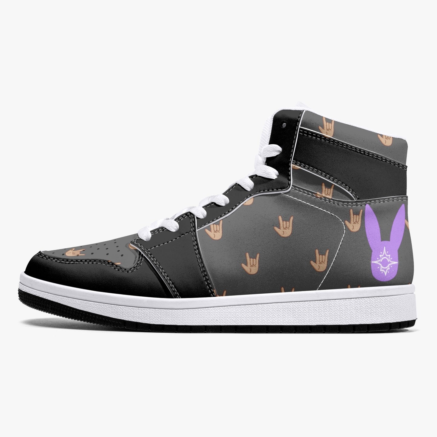 Onyx - High-Top Leather Sneakers (Men)