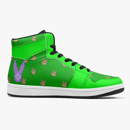 Greenwave - High-Top Leather Sneakers (Men)