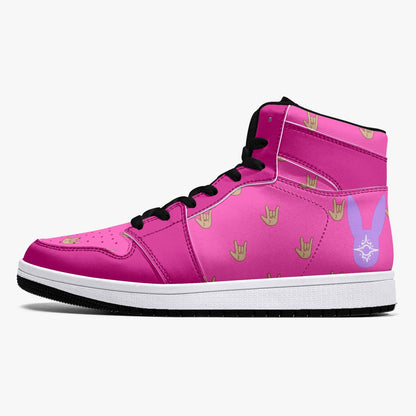 Bubblegum - High-Top Leather Sneakers (Men)