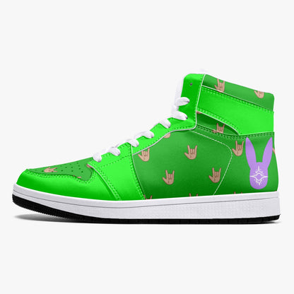 Greenwave - High-Top Leather Sneakers (Men)