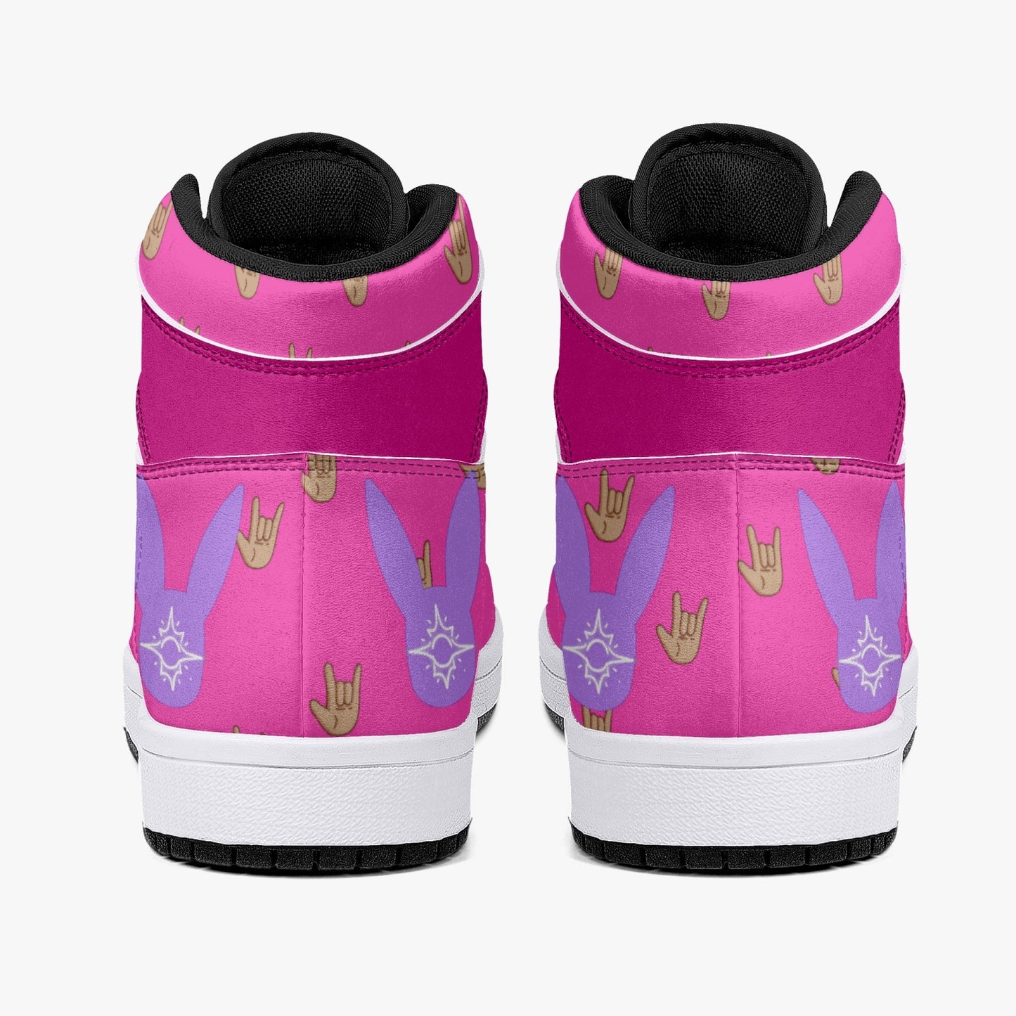 Bubblegum - High-Top Leather Sneakers (Men)