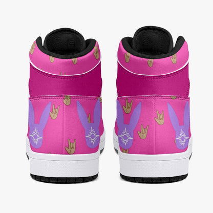 Bubblegum - High-Top Leather Sneakers (Men)